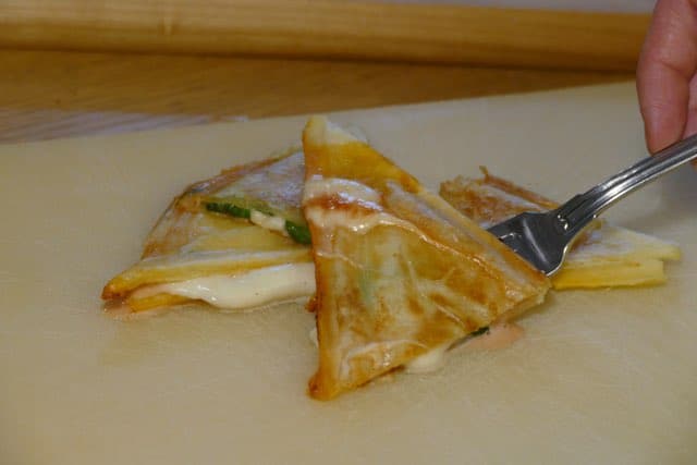 Pizza Sandwiches aus Blätterteig aus Sandwichmaker